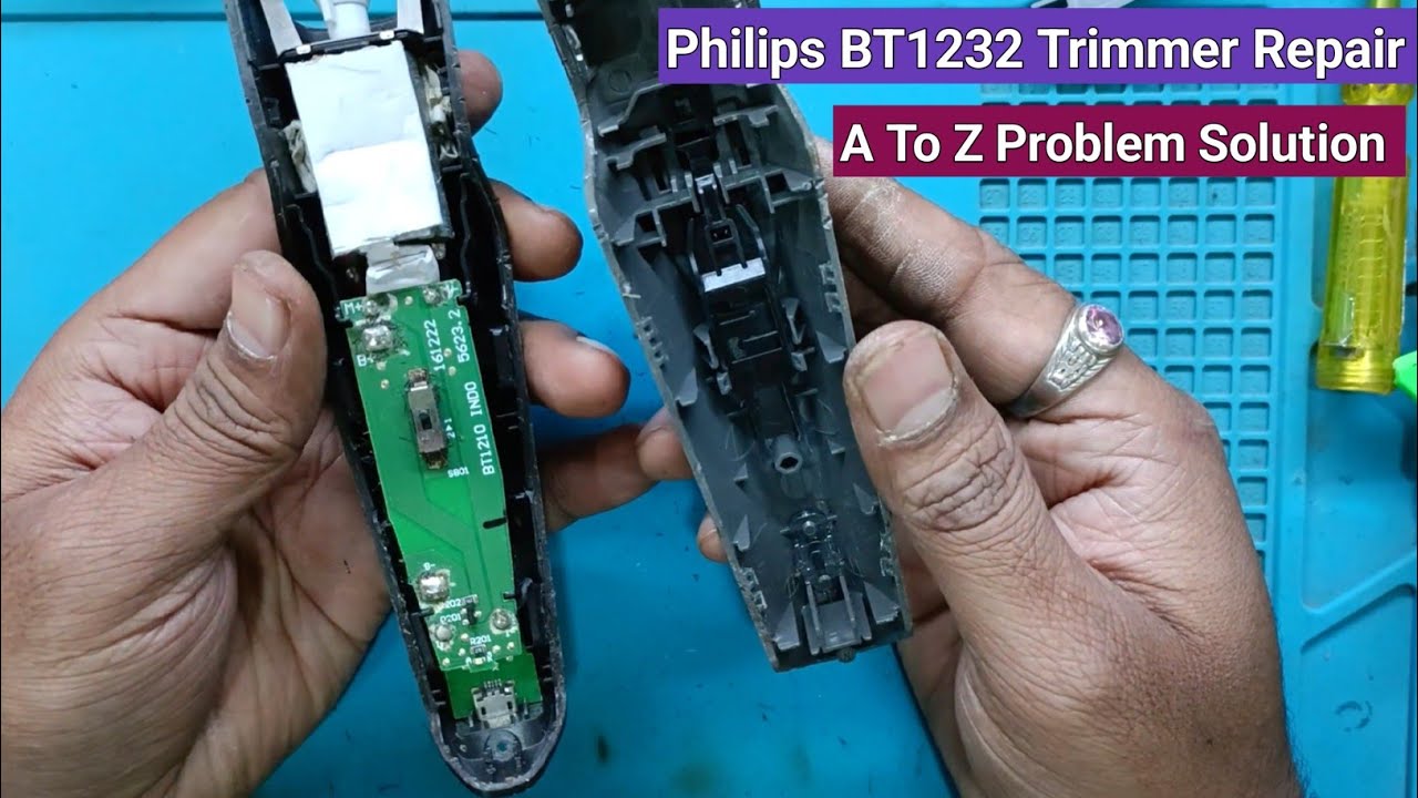 Philips Trimmer Bt1210 Repair | Trimmer How To Open | Battery Backup Problem
