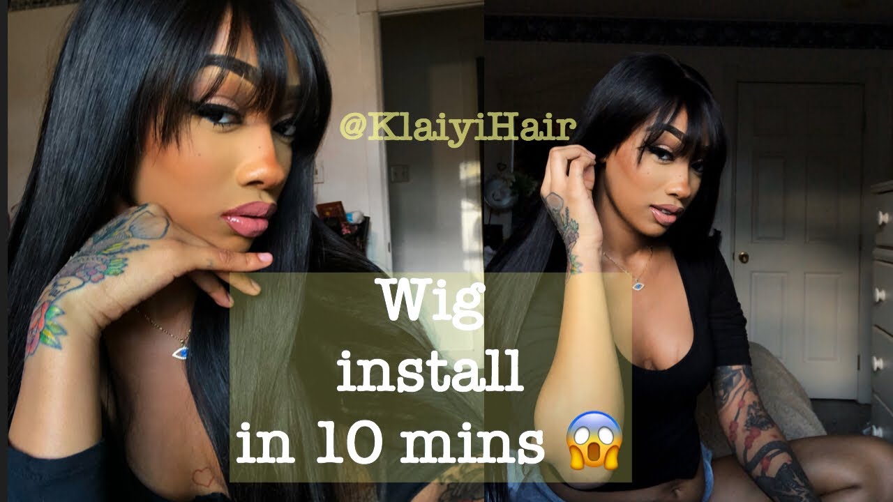 WATCH ME SLAY THIS WIG IN 10 MINS !!! | KLAIYI HAIR