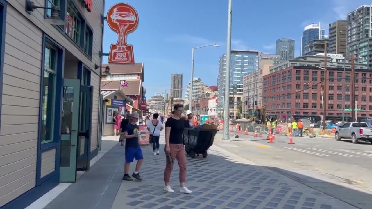 ELLIOTT BAY TRAIL | WALK WITH US | SEATTLE, USA | WALKING VIDEO