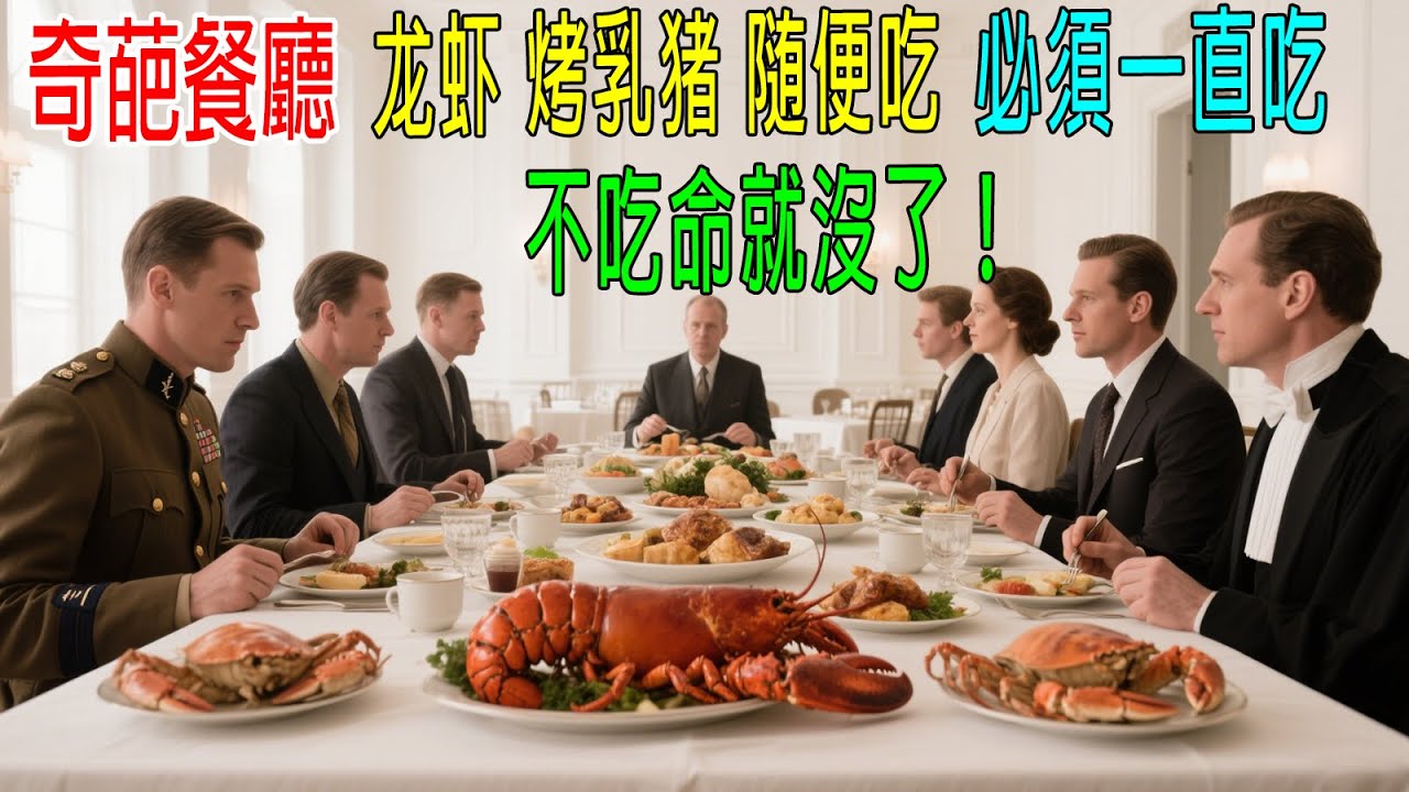 奇葩餐廳，龍蝦、烤乳豬等隨便吃，必須一直吃，不吃命就沒了！