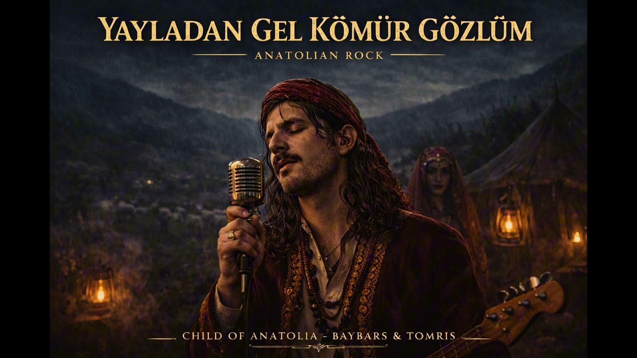 YAYLADAN GEL KÖMÜR GÖZLÜM  I  1970's Psychedelic Anatolian Rock COVER BAYBARS