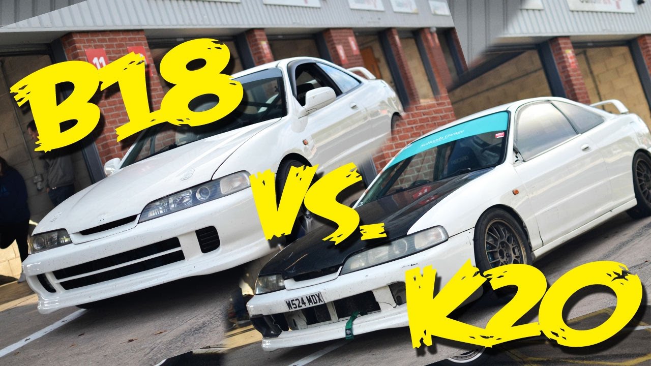 Oulton Park Track Battle! K20 DC2 vs High Comp B18 DC2!