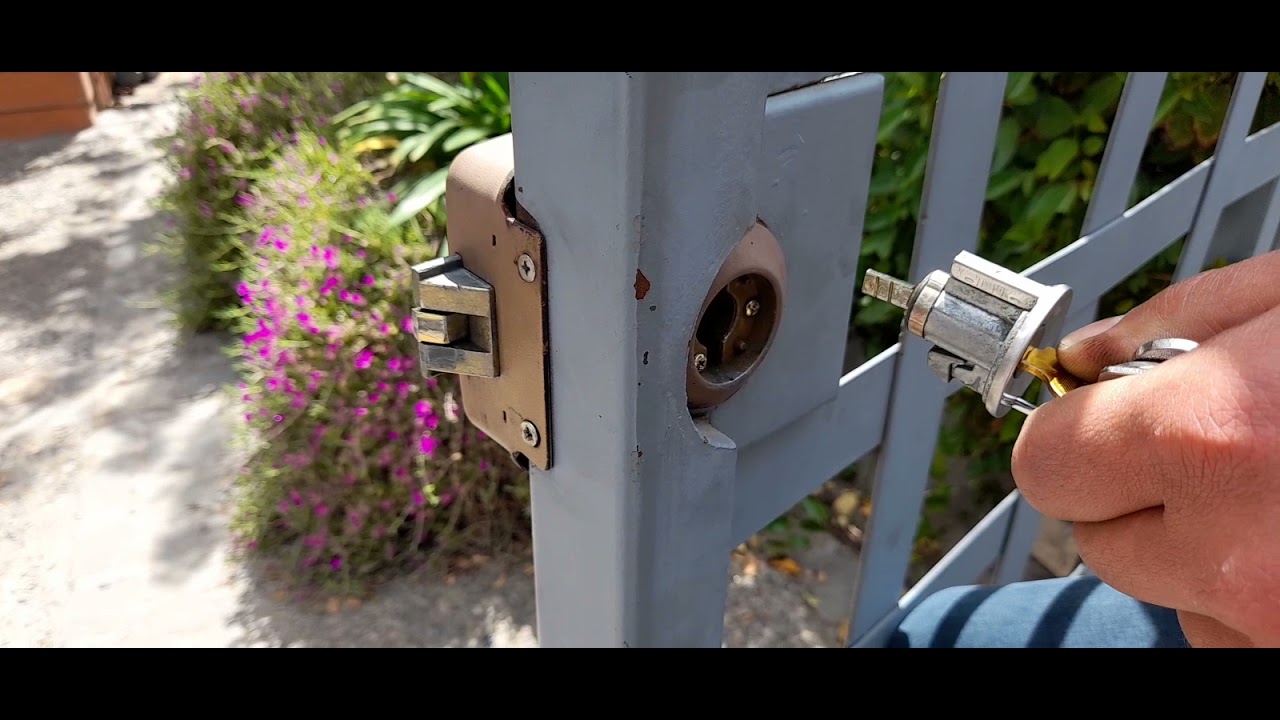 Como Desarmar y Armar Cerradura Electrica scanavini