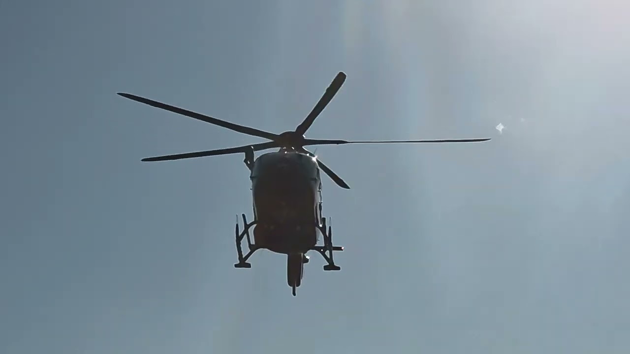 ZK-IXN [CFL01] Landing at waikato hospital from a field near waikato hospital