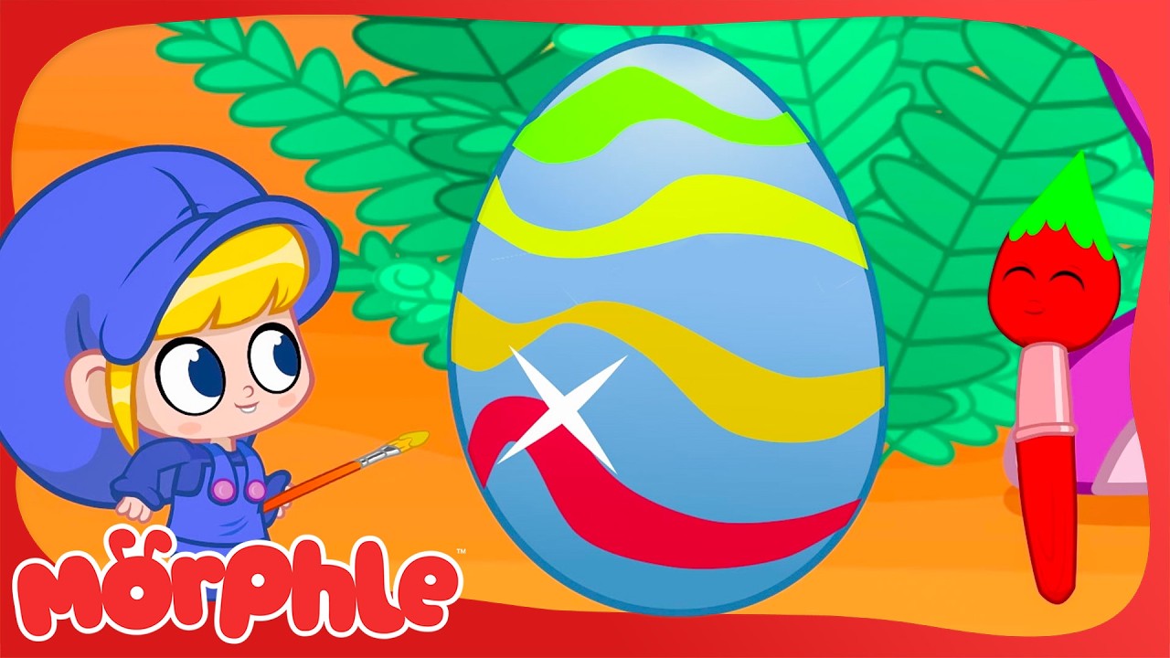 Easter 4: Painting Dinosaur Eggs | My Magic Pet Morphle | Morphle Dinosaurs | Cartoons for Kids