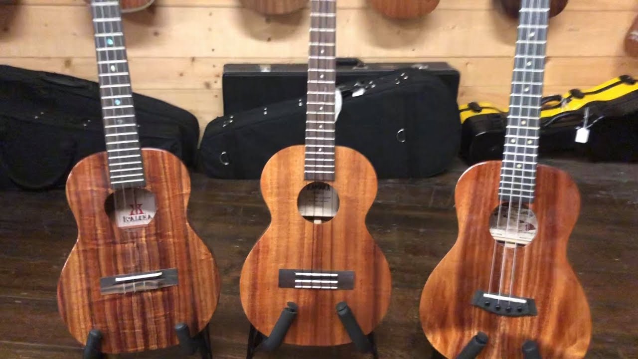 Kanile’a - Kamaka - KoAloha Tenors which sounds best (with factory strings)