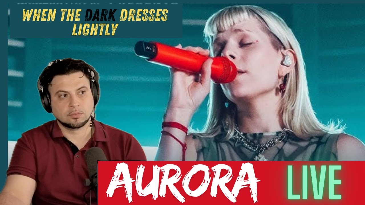 Witness Greatness! AURORA - When the Dark Dresses Lightly (LIVE) | First Time Reaction