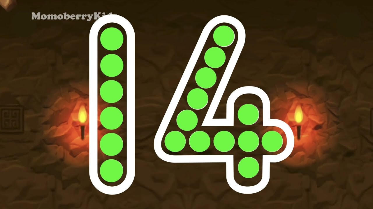 Numberblocks 14 Magic Run - Numberblocks fourteen Adventure | Number Counting Go Explore