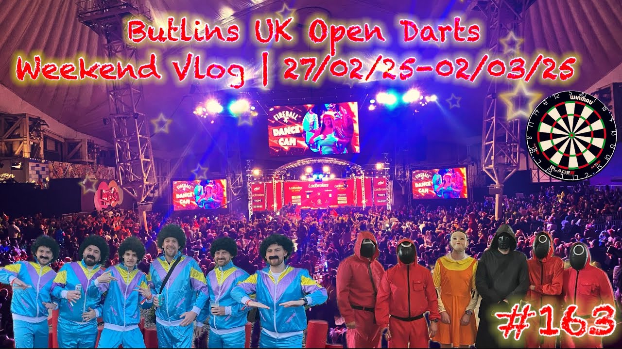 Butlins UK OPEN DARTS WEEKEND Vlog | 27/02/25-02/03/25