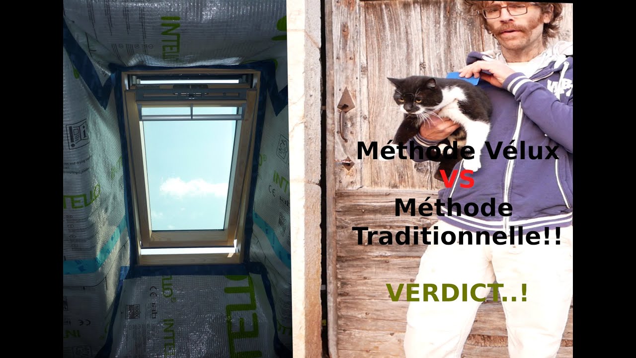 Comment faire le raccord pare vapeur Vélux (ou une fenêtre de toit) 2/2!!!!