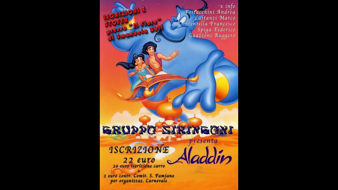 Gruppo Siringoni - Carnevale 2014 Aladdin e Jasmine