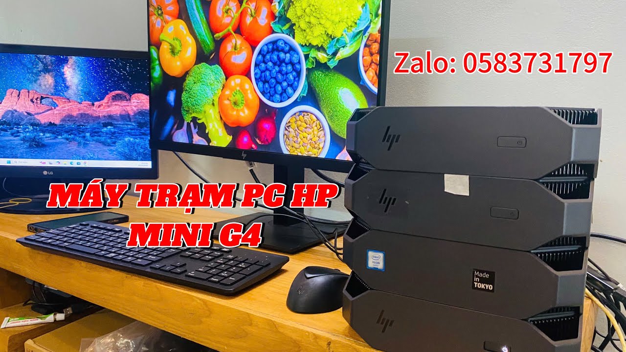 🔴 PC HP Z2 Mini G4 Xeon E-2124G 16GB, SSD256GB + 1TB, Card rời 4G #hp #hpminig4 #pc