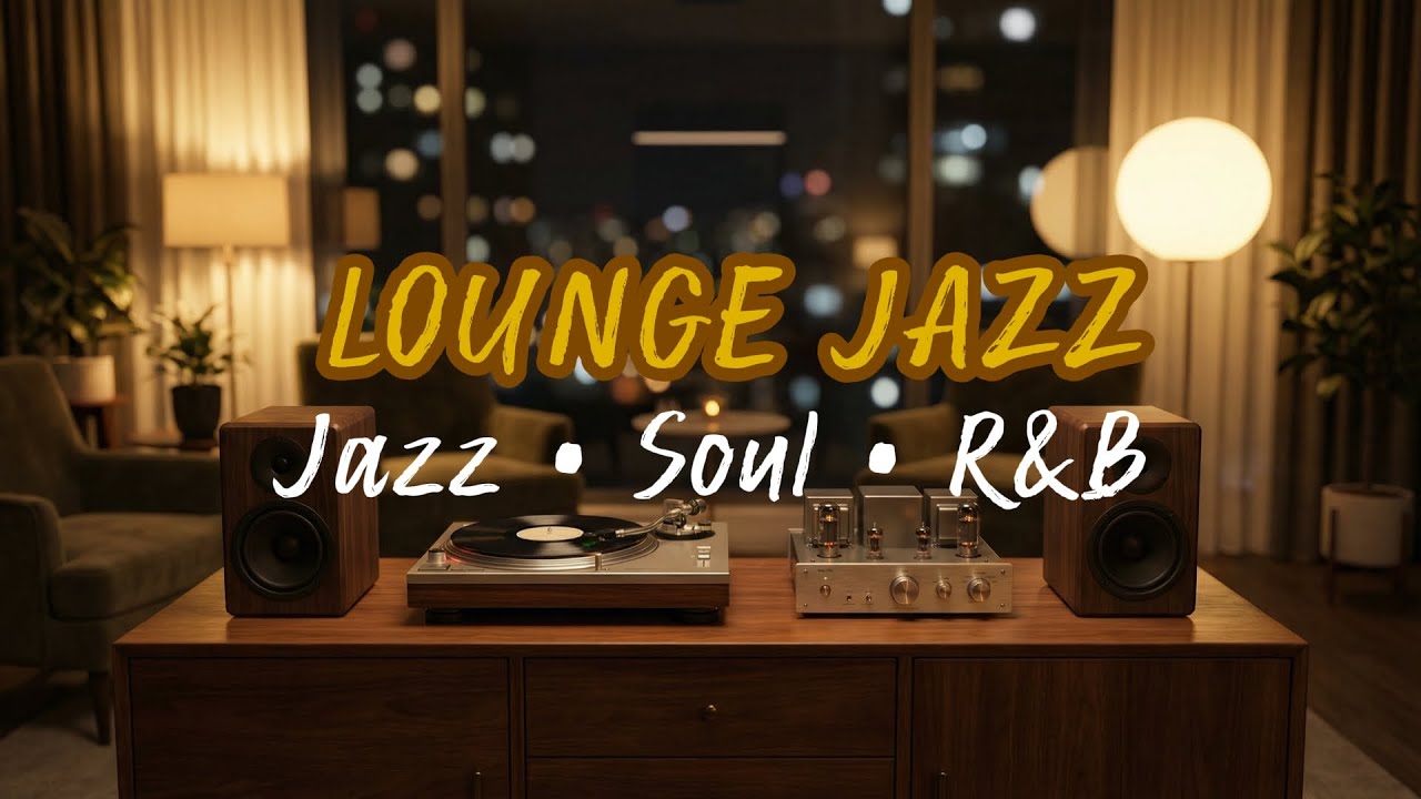 SMOOTH LOUNGE JAZZ, ELEGANT BACKGROUND MUSIC FOR FOCUS & RELAX 8 HOURS
