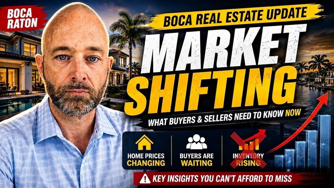 Boca Raton Real Estate Market Update 2026 | What Buyers & Sellers Must See Now