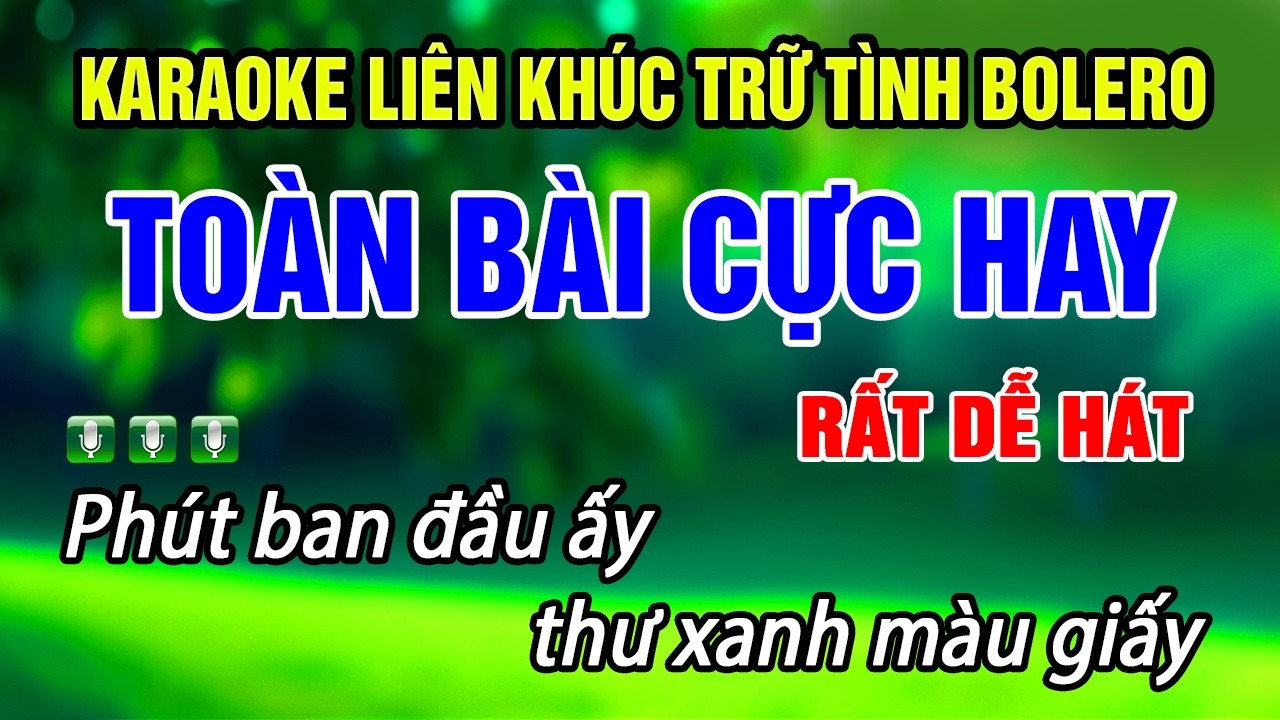 KARAOKE Liên Khúc Nhạc Sống TOÀN BÀI HAY - Nhạc Vàng Nhạc Trữ Tình Bolero - Karaoke Organ Anh Quân