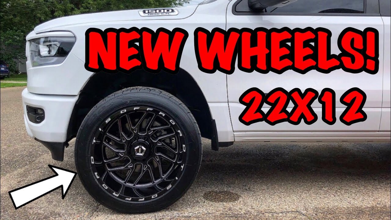 TIS 544BM WHEELS ON A 2019 RAM 1500 BIG HORN! *WOW*