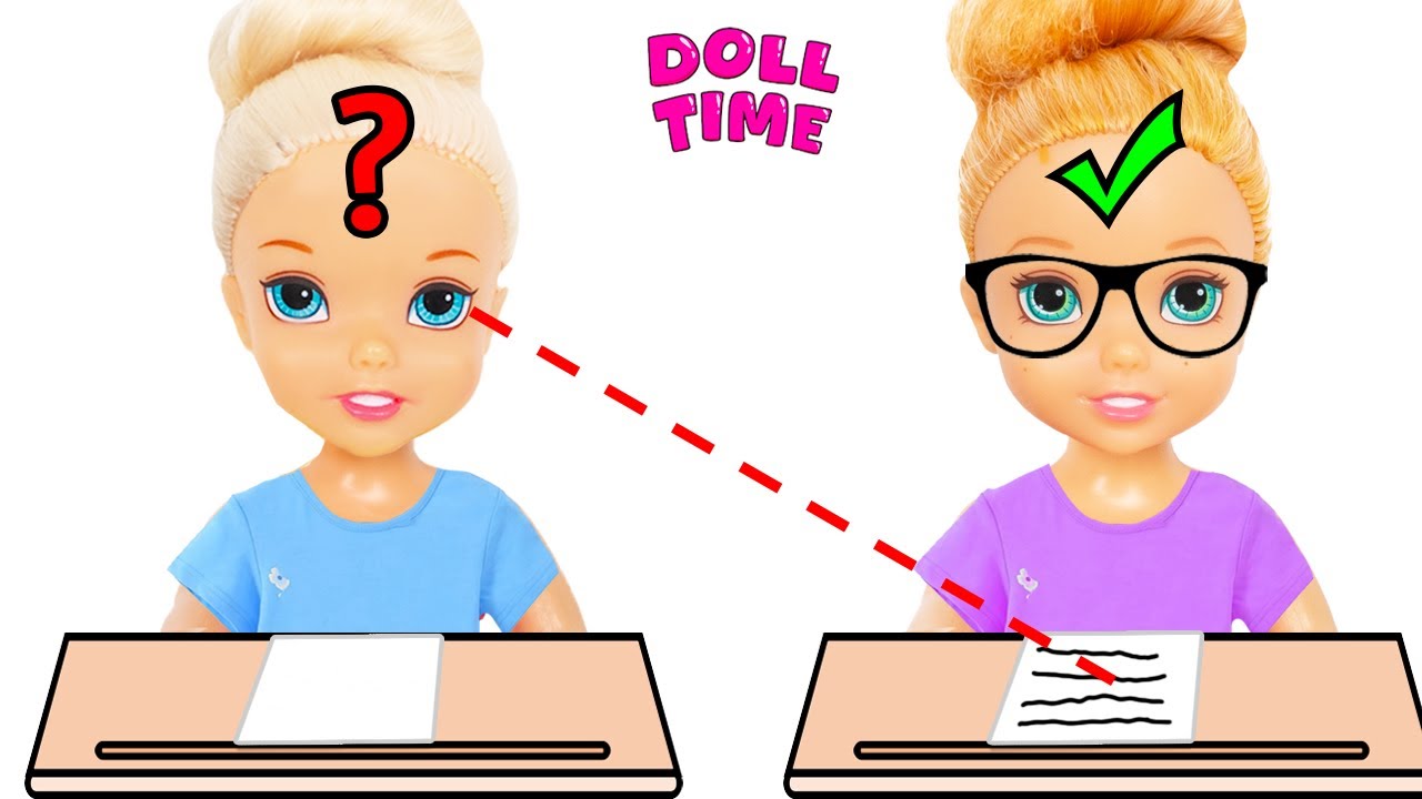 School Test! Will Annie use her phone? Learning the importance of honesty!