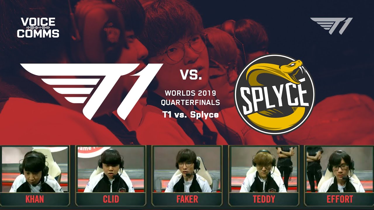 Beating Splyce on Their Home Turf | Worlds 2019 Voice Comms - Quarterfinals (T1 vs SPY)