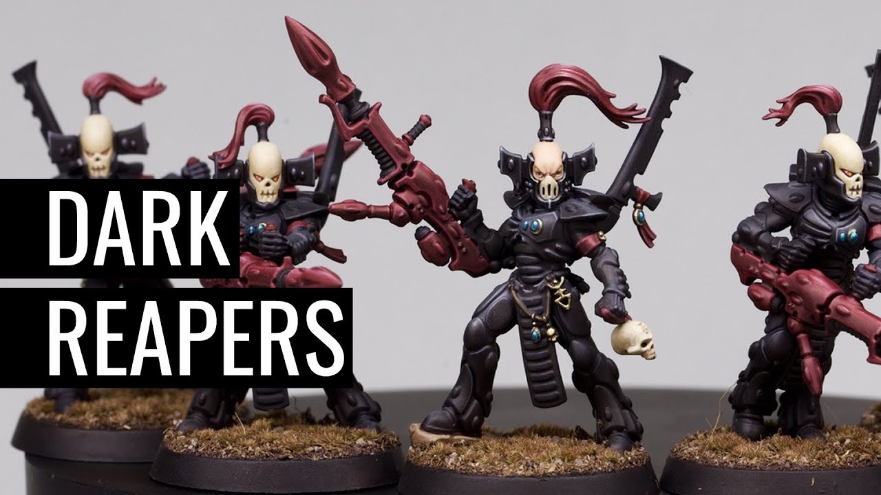 How to Paint  ELDAR DARK REAPERS | WARHAMMER 40k | Aeldari |