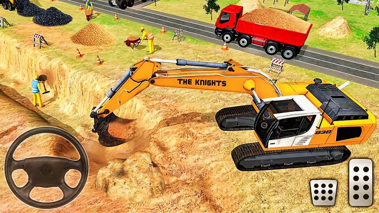 New 💥 City Road Construction Simulator game - Construction Game - Android Gameplay