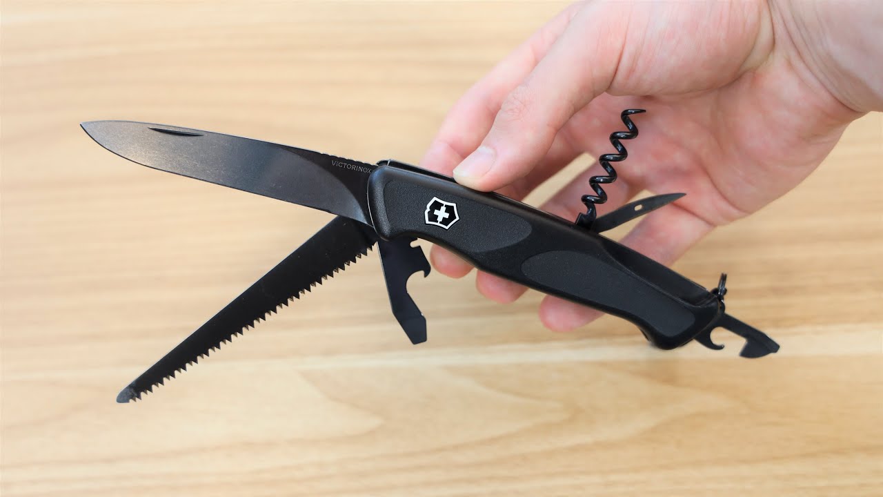 Victorinox Ranger Grip 55 Onyx Black Messer im Test !