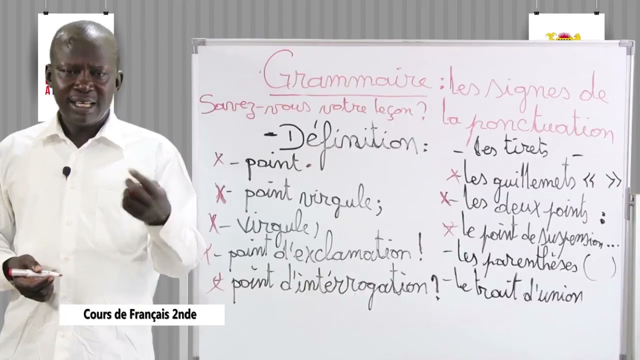 Leçon 106 Grammaire   Les signes de ponctuation 3