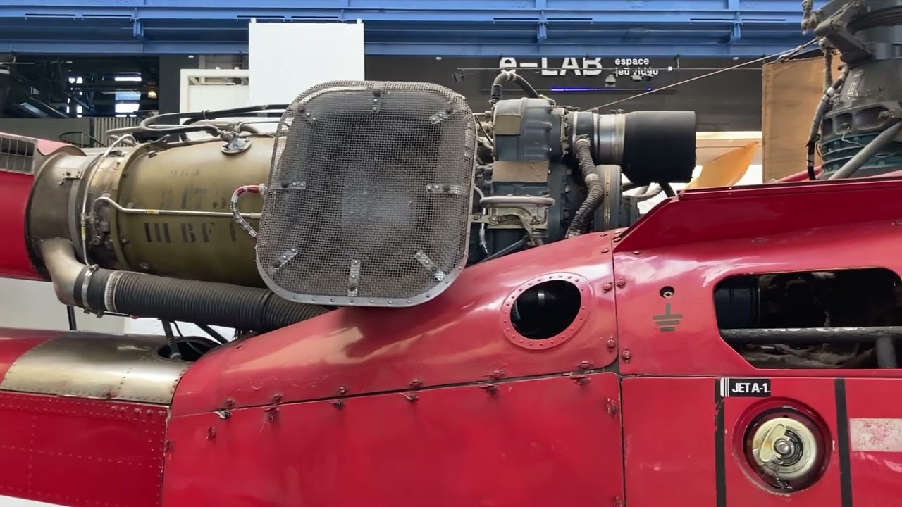 Alouette III at Cite des Sciences (Science and Industry Museum), Paris