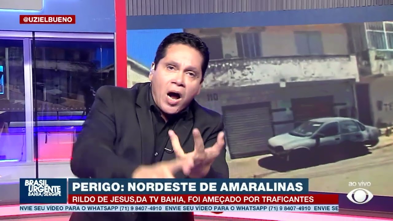 RILDO DE JESUS, DA TV BAHIA FOI AMEA&Ccedil;ADO POR TRAFICANTES