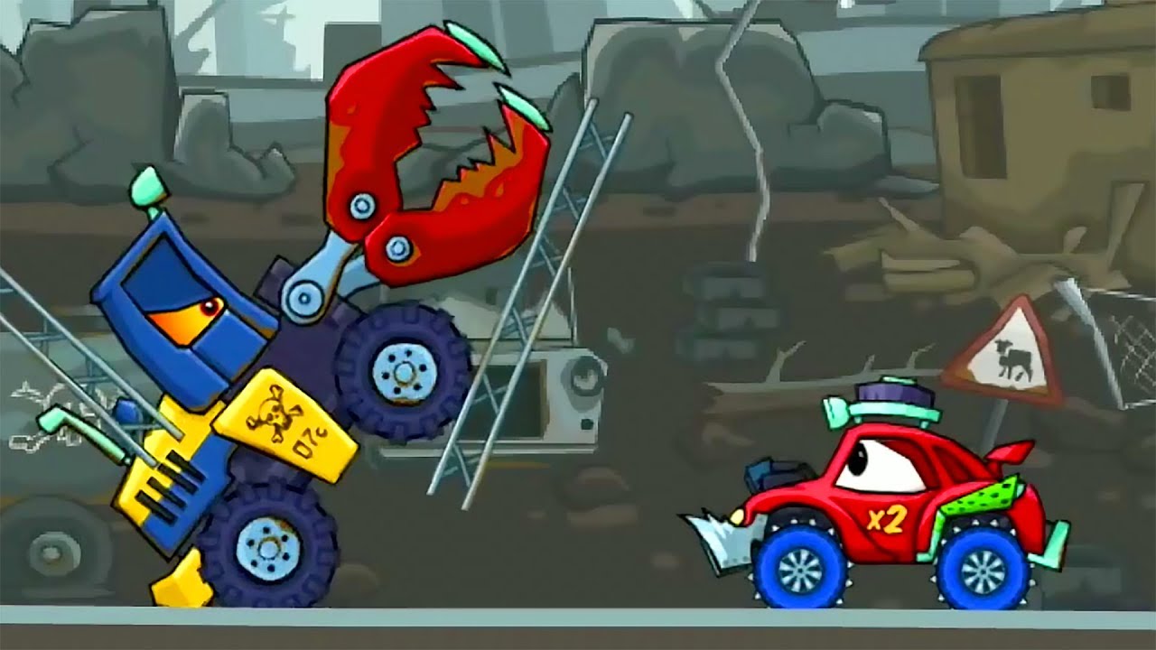 Мультик ИГРА для детей про МАШИНКИ #4   МАШИНА ест МАШИНУ 2 DELUXE