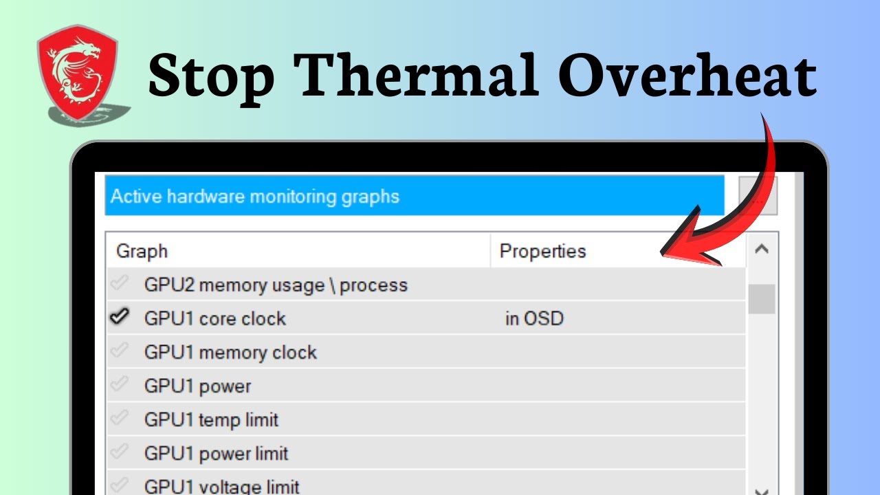 How to lower GPU temp with MSI Afterburner