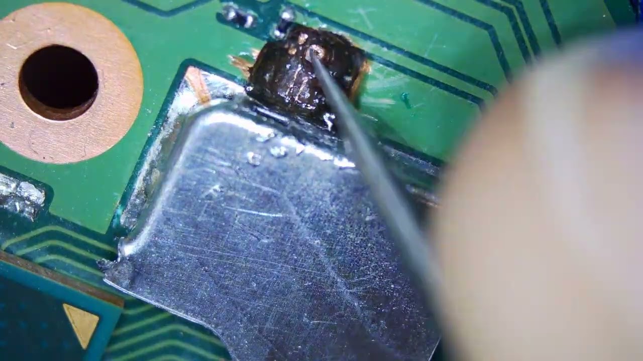 Рутинный ремонт Nintendo switch oled после неудачного камикадзе #29 Fail Kamikaze Mod