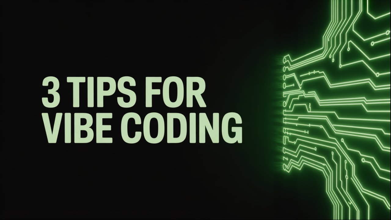 3 Tips For Vibe Coding & Prompt Engineering