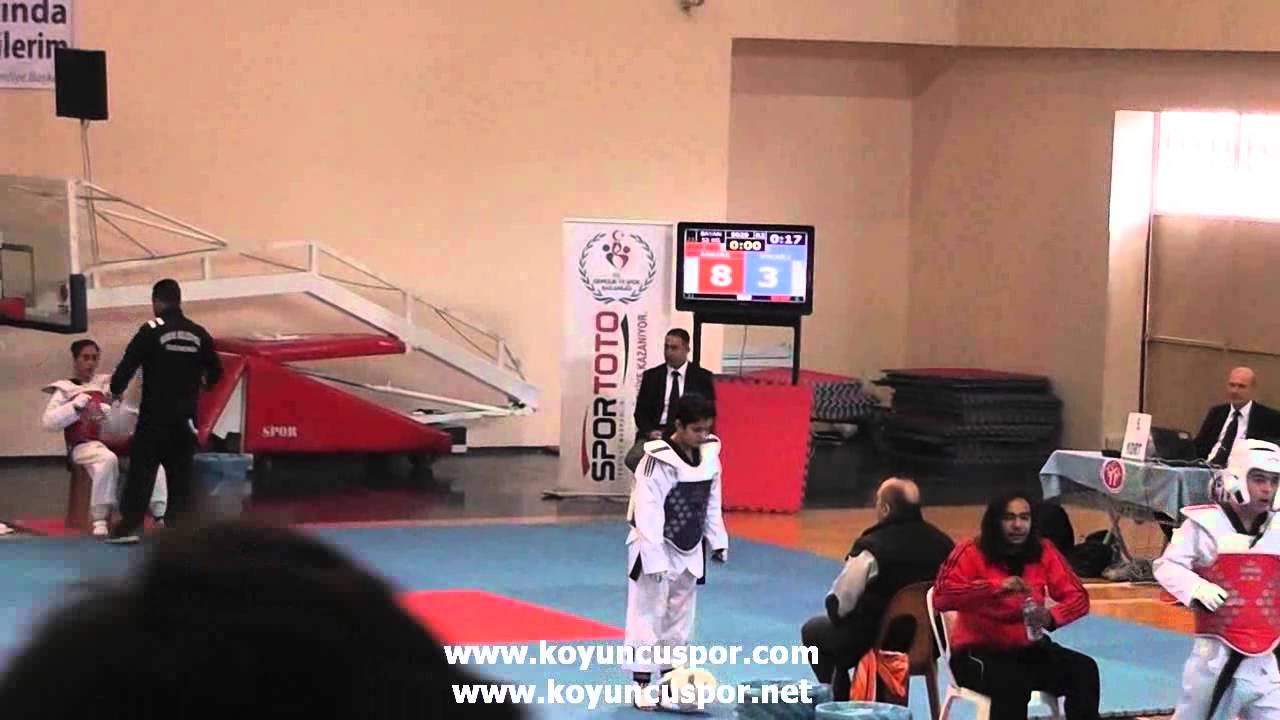5029   52kg   Ankara vs Kocaeli (Gen&ccedil;ler T&uuml;rkiye TKD Şampiyonası 2014)