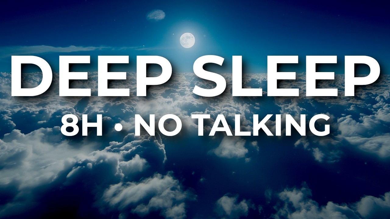 Night Flight Above Clouds • 8 Hours Deep Sleep Journey (432Hz Healing Frequency)