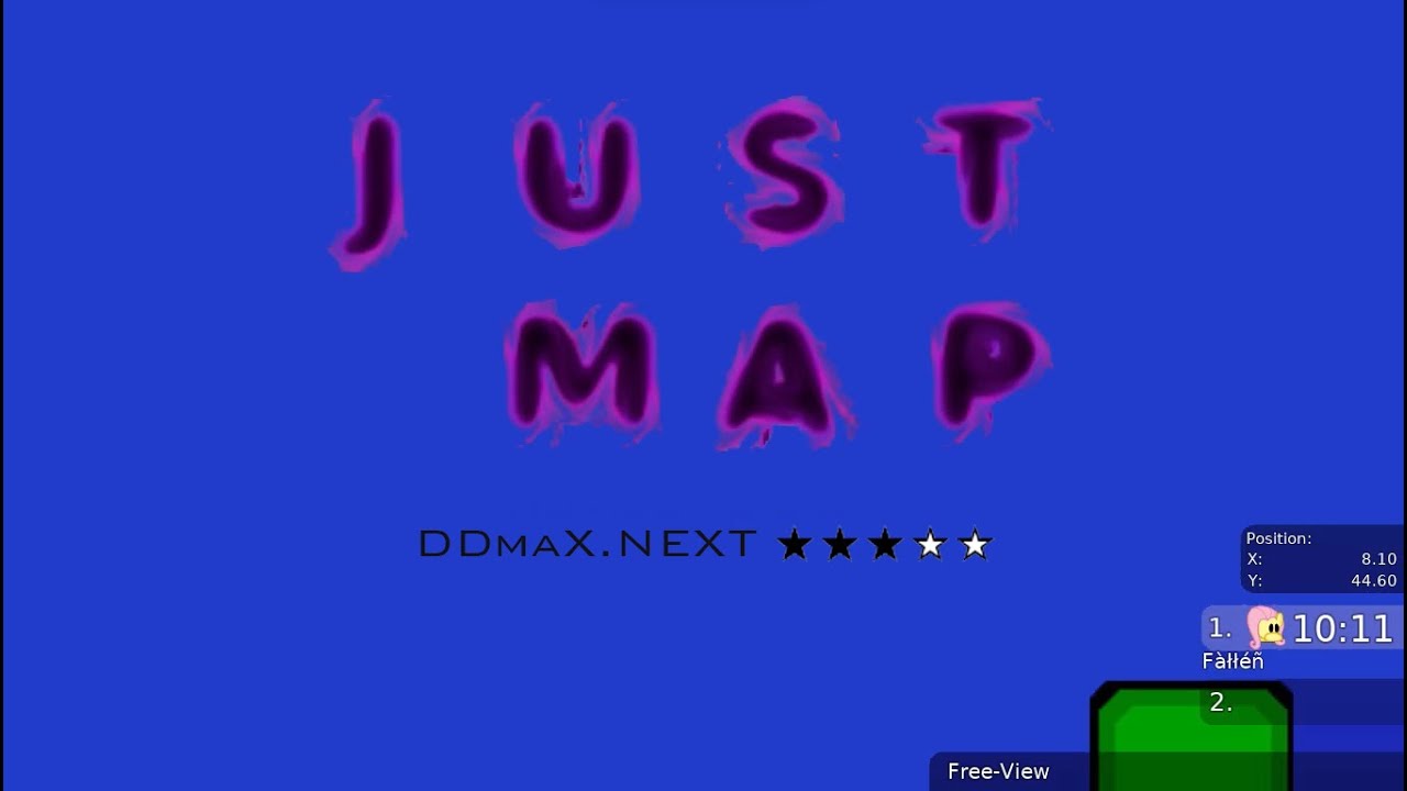 DDNet ( Teeworlds ) – JustMap (DDmaX.Next ★★★✰✰)