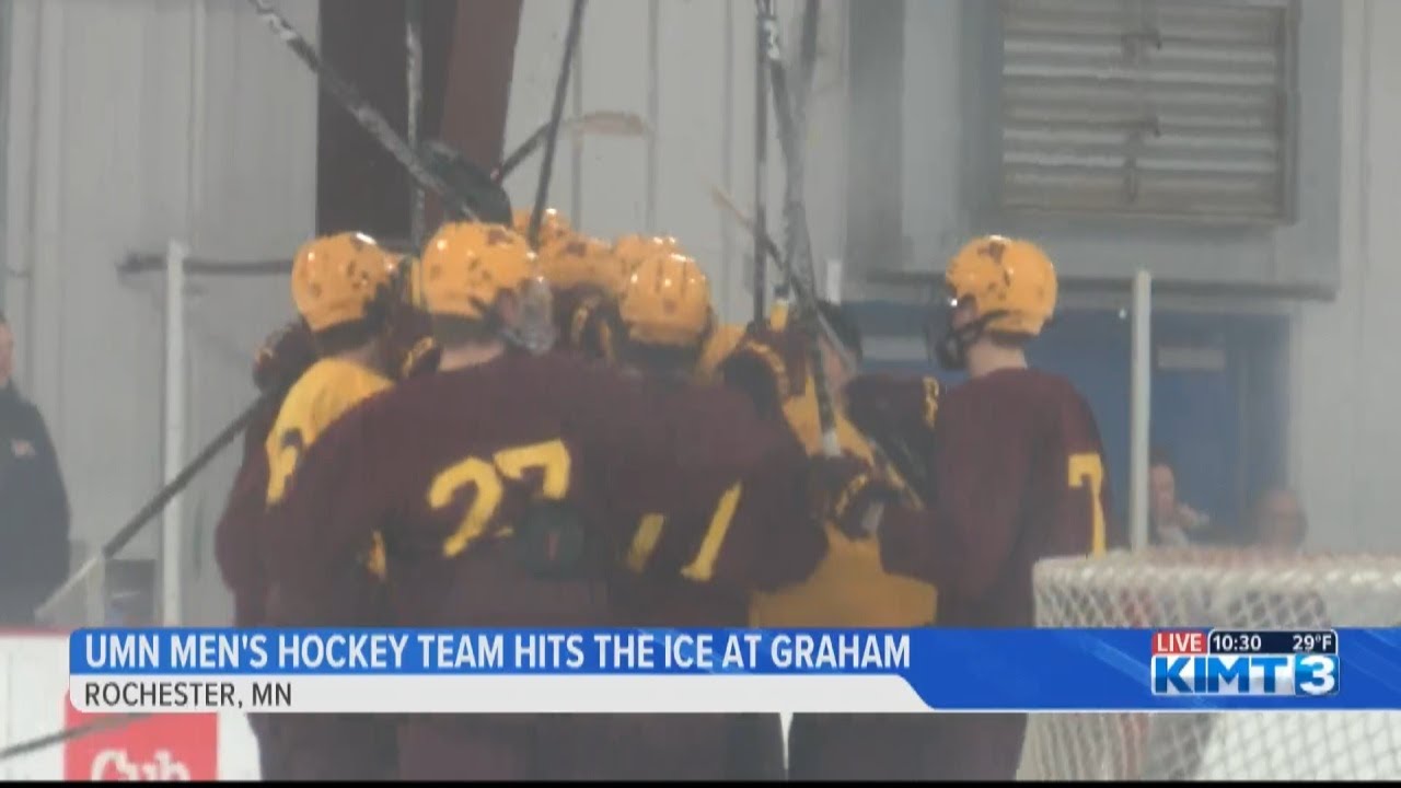 Byron native Brody Lamb and his University of MN men's hockey teammates are hitting the ice at