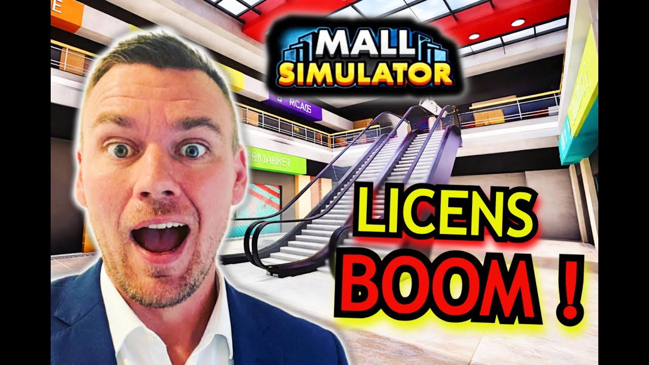 LICENS BOOM! 💥 Jeg låser op for nye vare ! i Mall Simulator