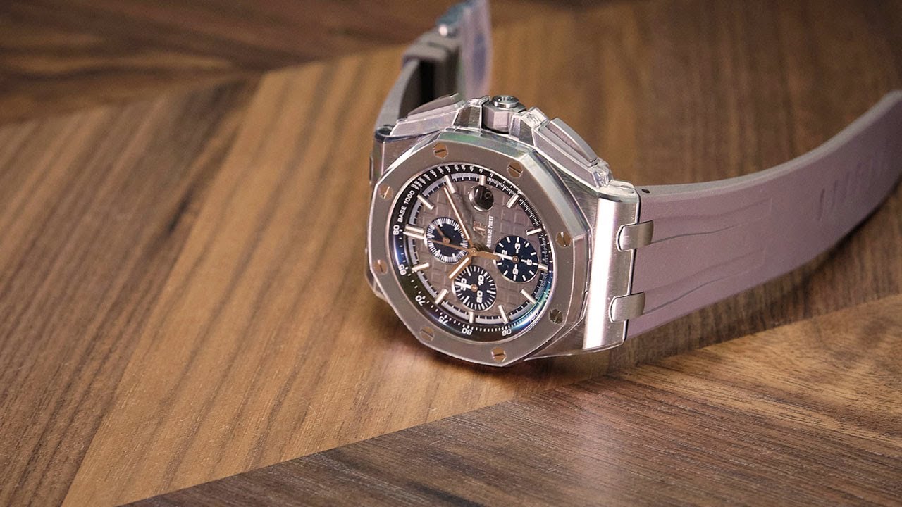 AP Offshore Chronograph Titanium - a sporty take on a classic - Ref 26405CG