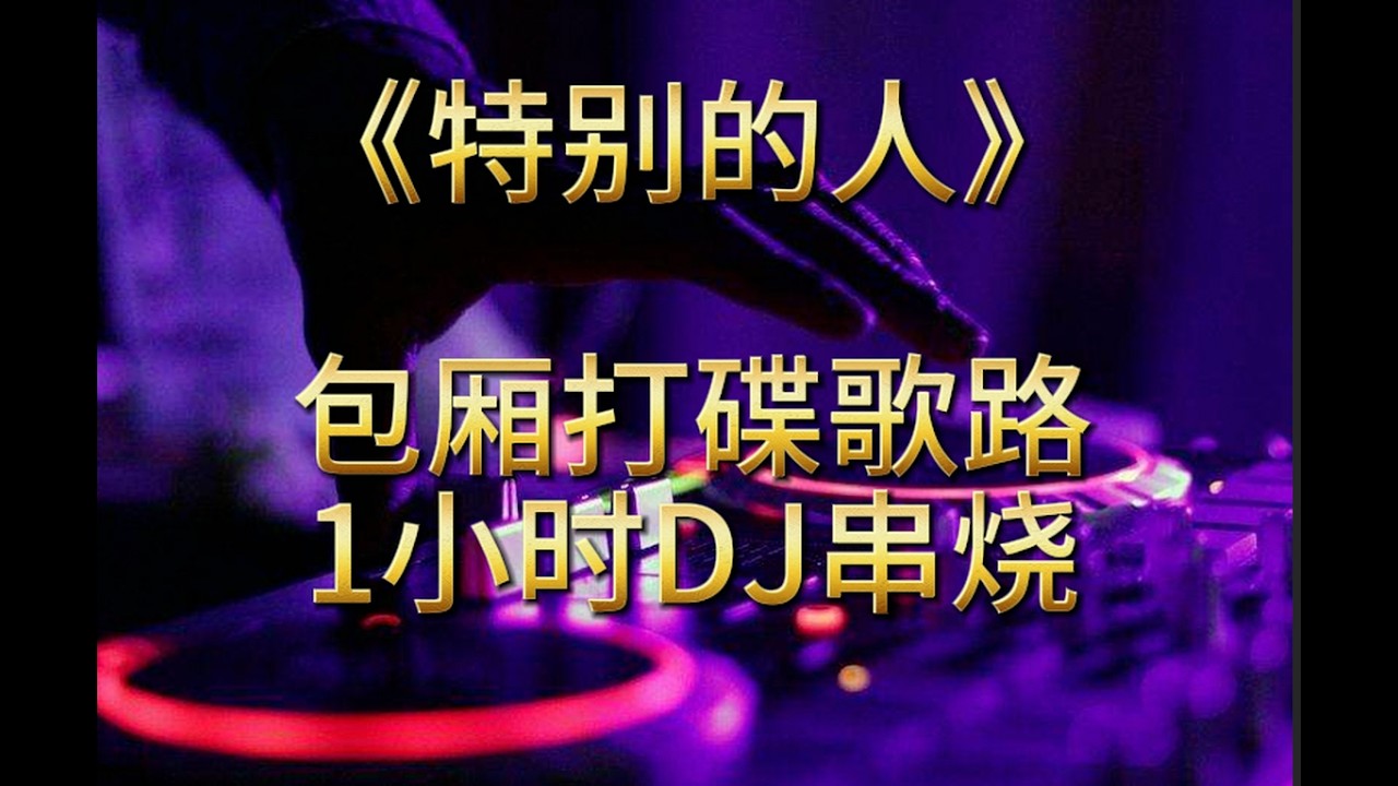 顶级音质DJ《特别的人》包厢打碟歌路1小时DJ串烧