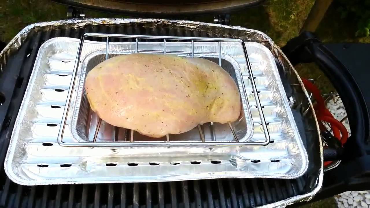 Weber Gasgrill Q 120 indirektes Grillen