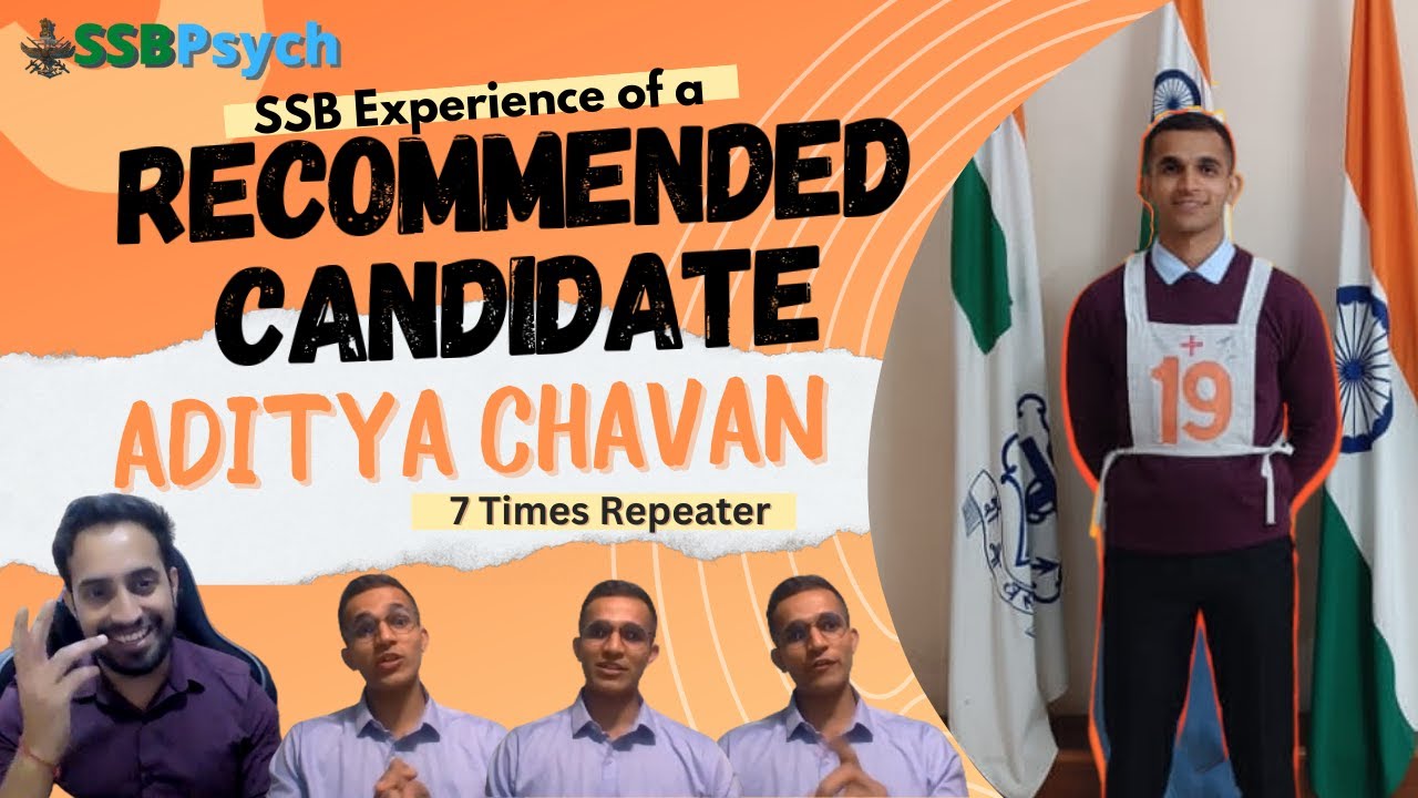 Recommended in 7th Attempt | Aditya Chavan | SSBPsych