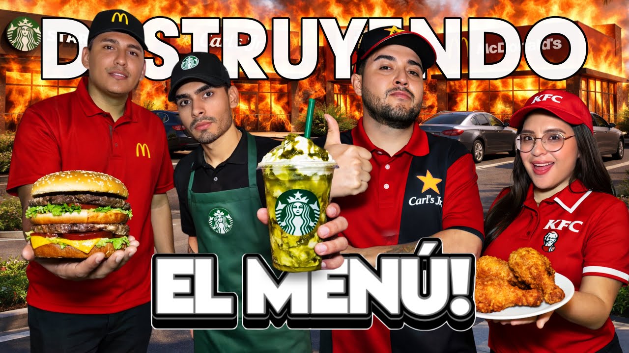 DESTRUYENDO LOS MENÚS DE FRANQUICIAS FAMOSAS 