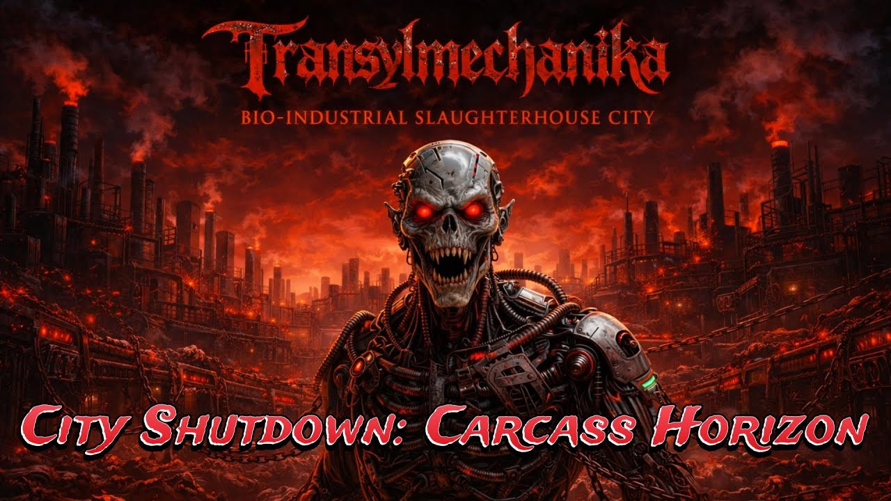 City Shutdown: Carcass Horizon - Industrial Cyberpunk Metal | Transylmechanika 🔥