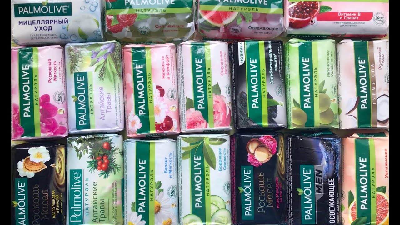 Palmolive ASMR Soap collection unboxing| Desempaquetar la colecci&oacute;n de jab&oacute;n Palmolive ASMR