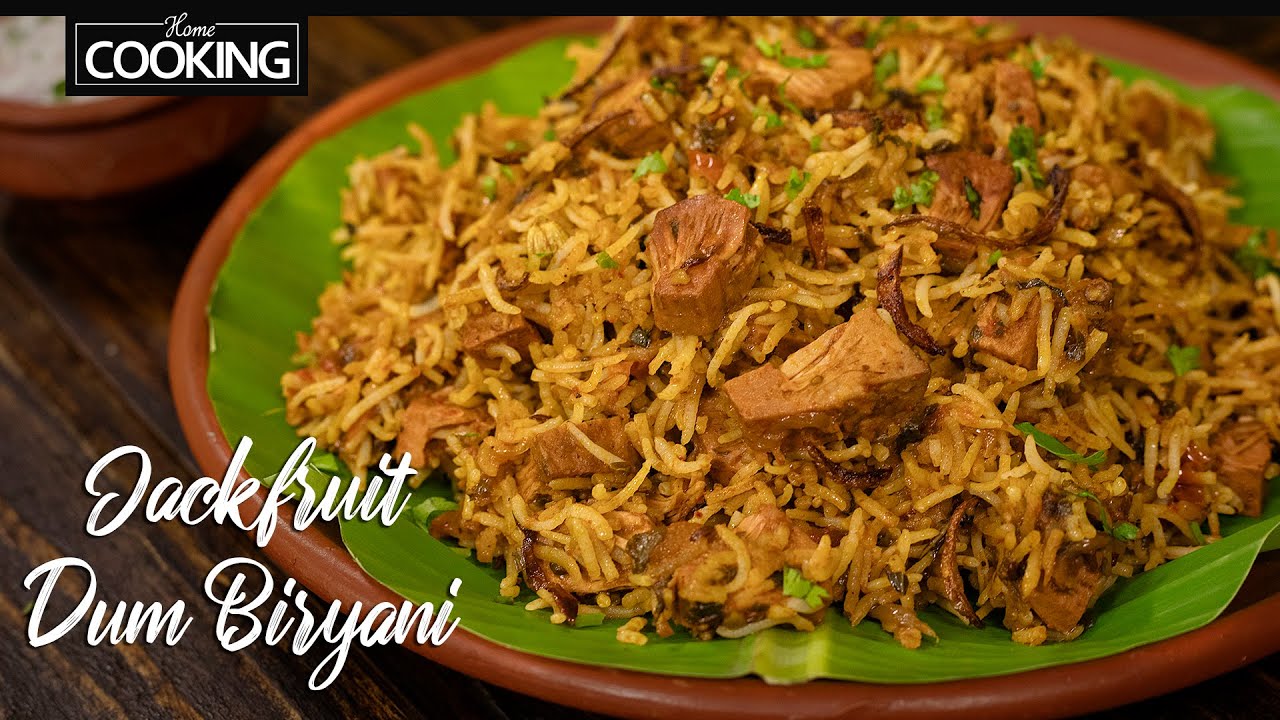 Рецепт бириани с джекфрутом | Kathal Biryani | Veg Dum Biryani | Рецепт джекфрута | Рецепты бириани