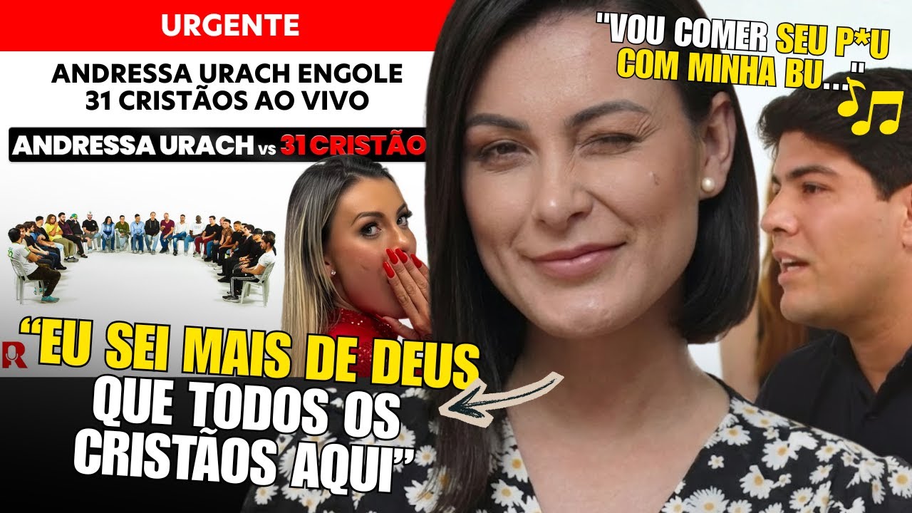 POLÊMICO: Andressa Urach BOTA 31 CRISTÃOS PRA MAMAR