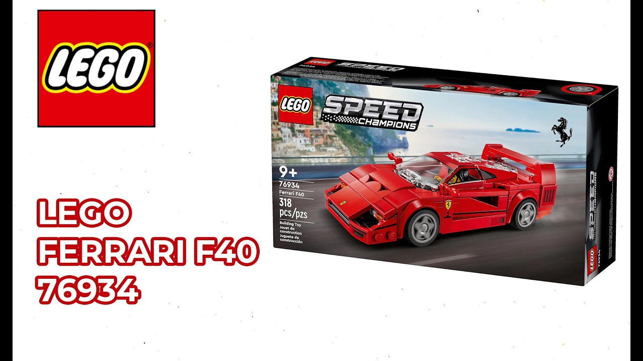 LEGO Ferrari F40 (76934) Build & Review