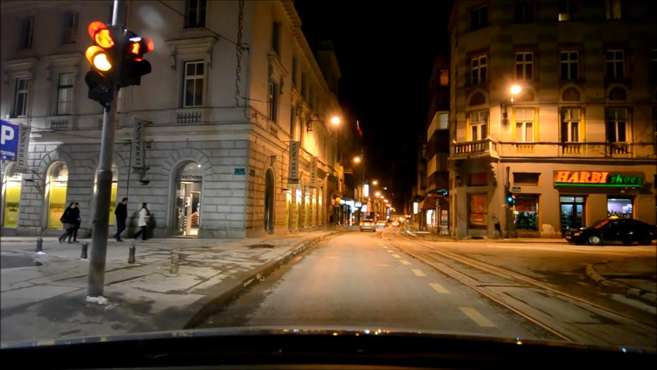 Vožnja: Sarajevo 08.03.2011 / Noćna vožnja HD / Nikon D7000 Video test