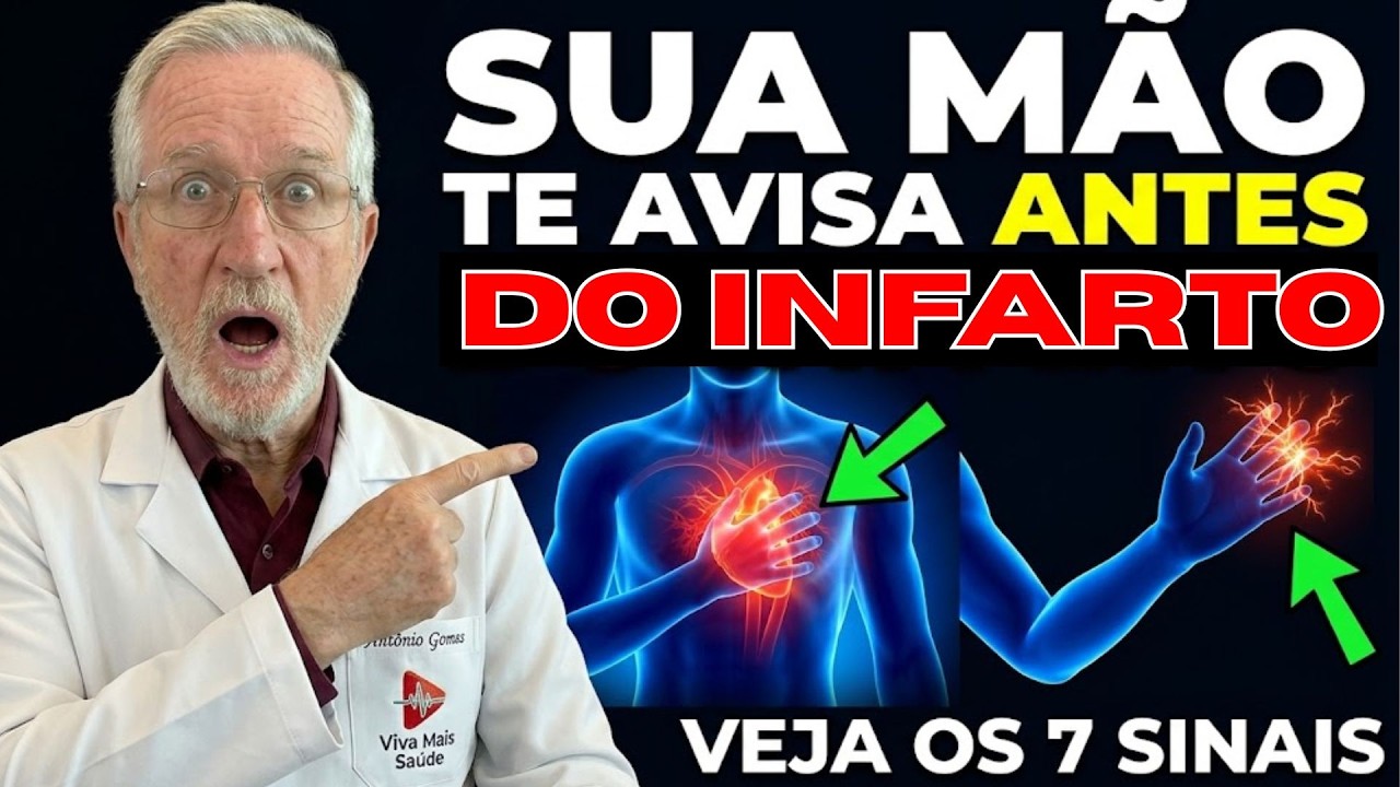 Sua mão te avisa 7 dias antes do infarto (VEJA OS SINAIS)
