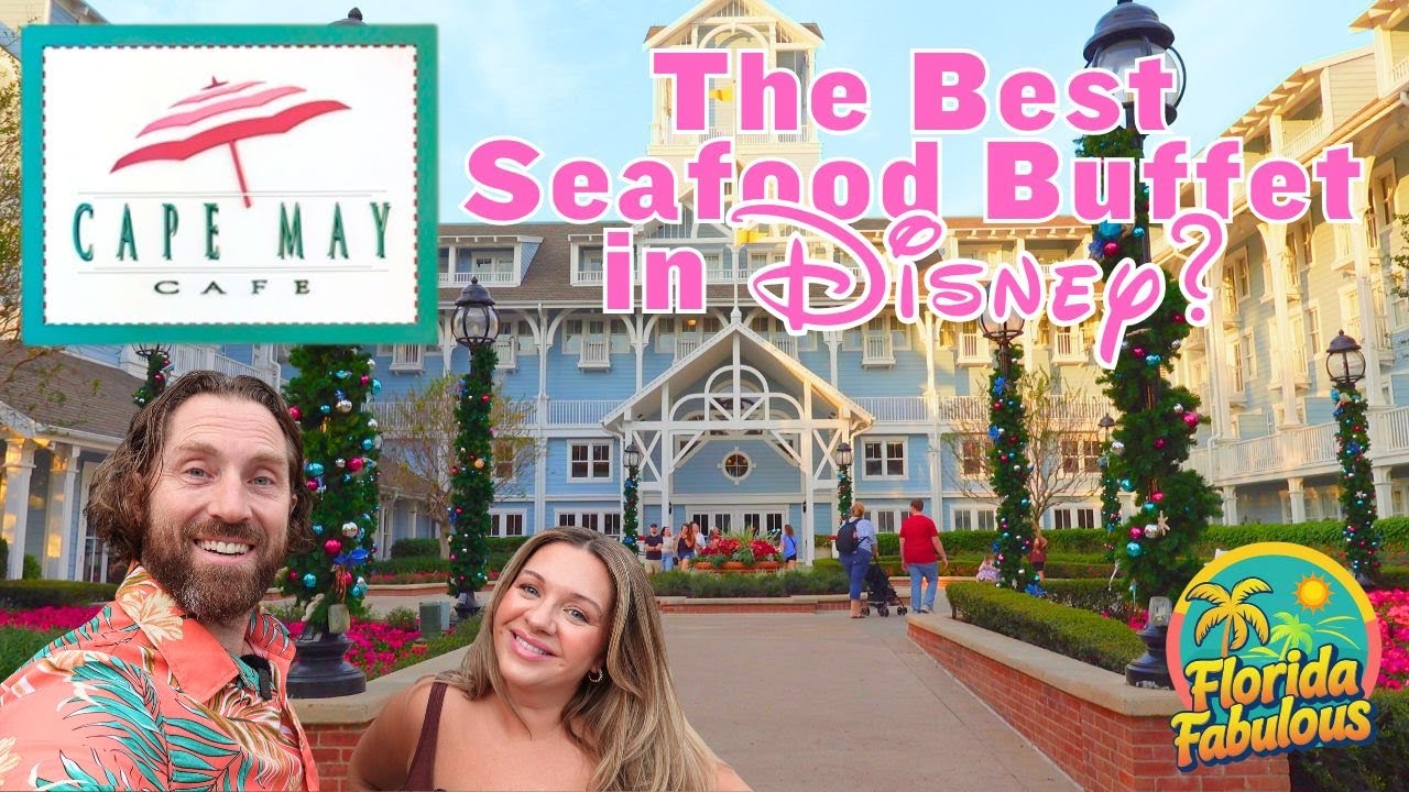 Кафе-буфет с морепродуктами в отеле Disney's Beach Club Resort Cape May! Стоит ли он 49 долларов?
